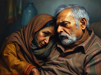 Dheeraj, a desperate maid aged 45 sexually unsatisfied with her husband who can't give her child even after many years of marriage and depending upon her for money is attracted to her landlord Vijay aged 56 , a healthy and prosperous man but can't dared to express her feelings.  Vijay is unmarried still is also attracted to Dheeraj but also couldn't find way to get in touch with her. But at one cold and dark night all barriers shattered & they have physical intimacy after many years.